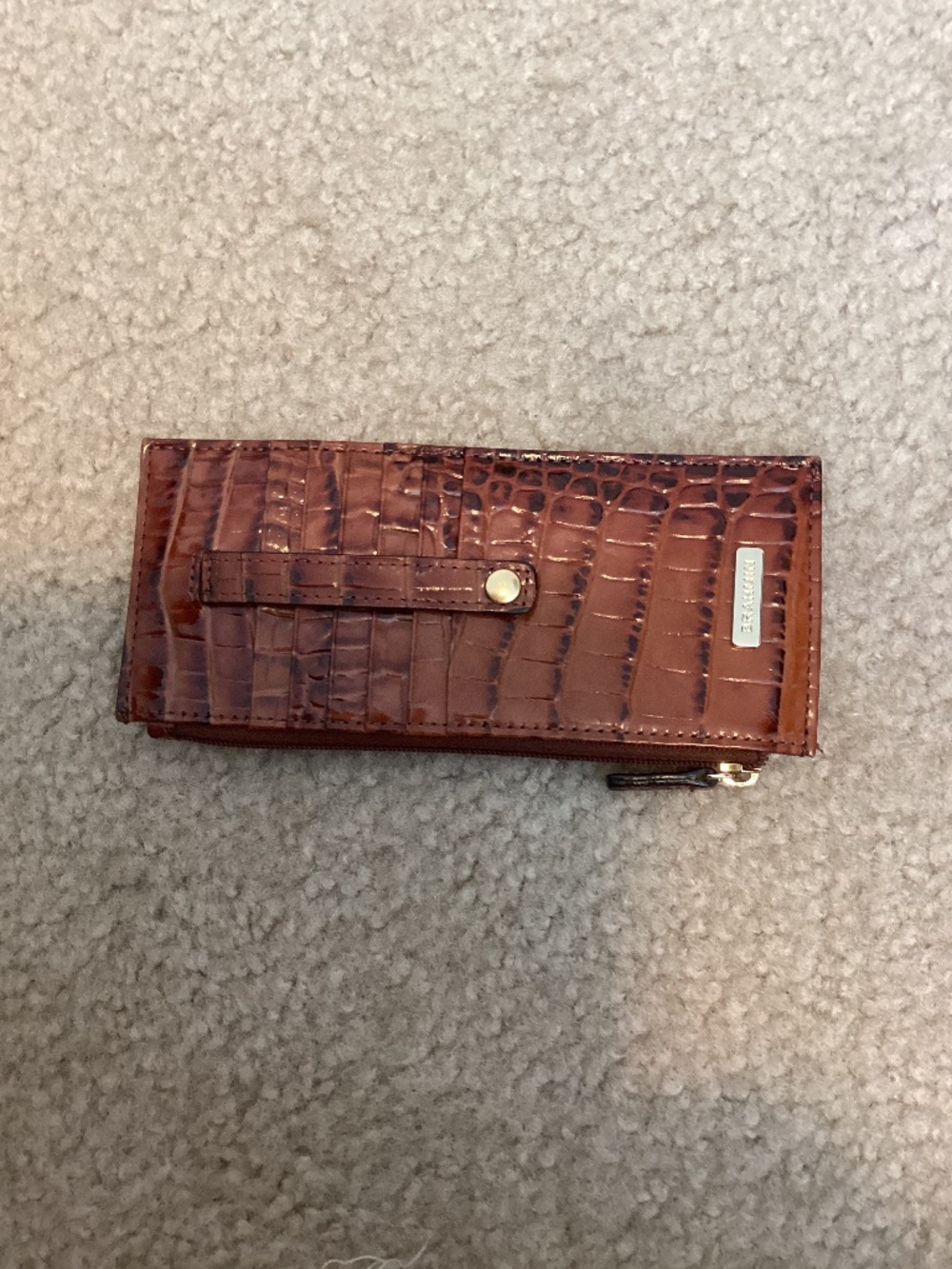 Brahmin Credit Card Wallet Pecan